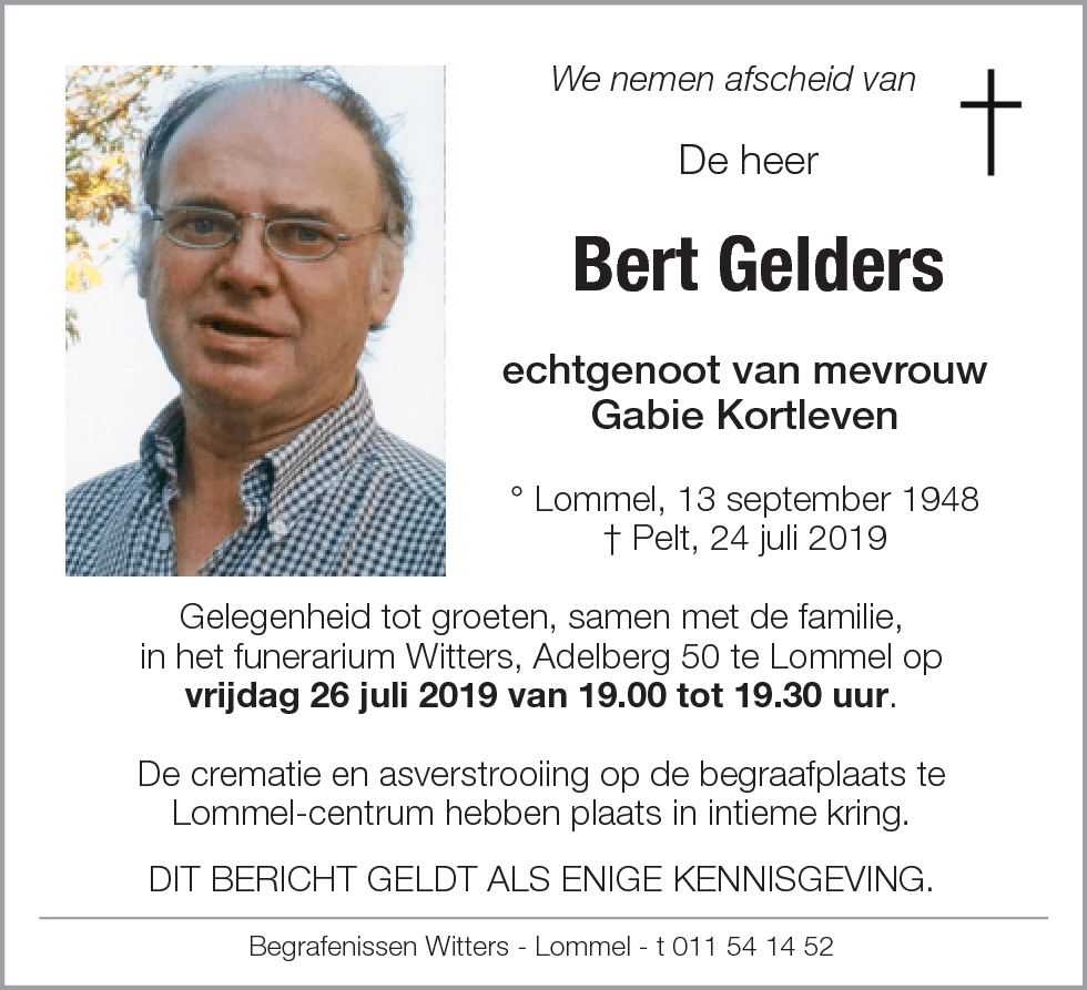 Bert Gelders