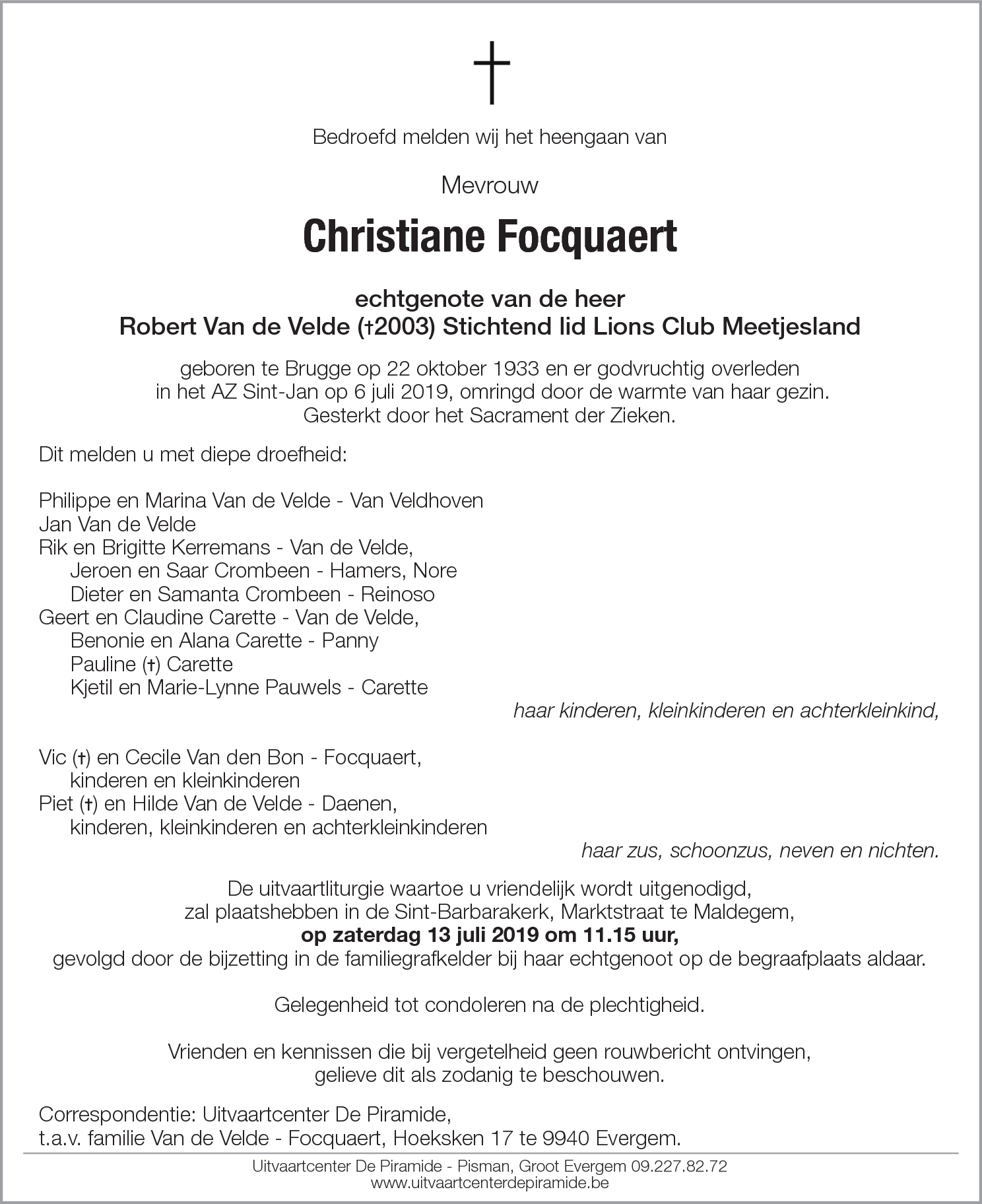 Christiane Focquaert