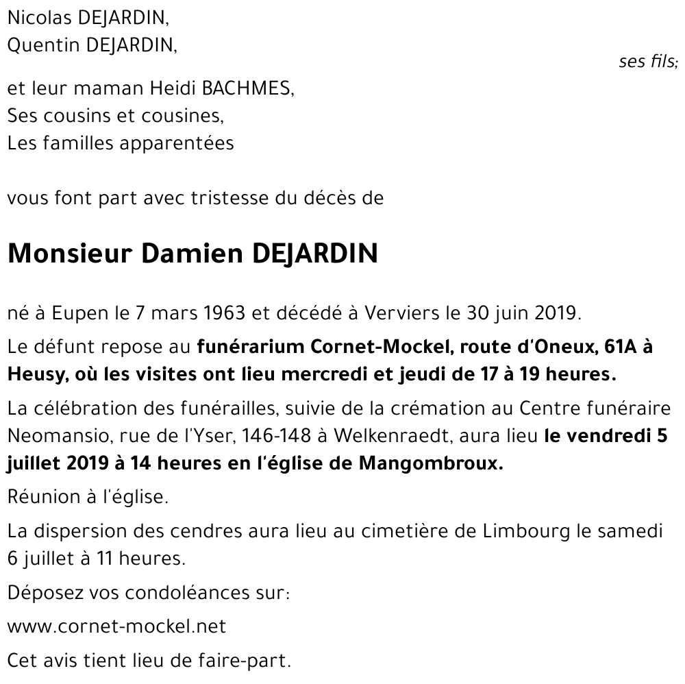 Damien DEJARDIN