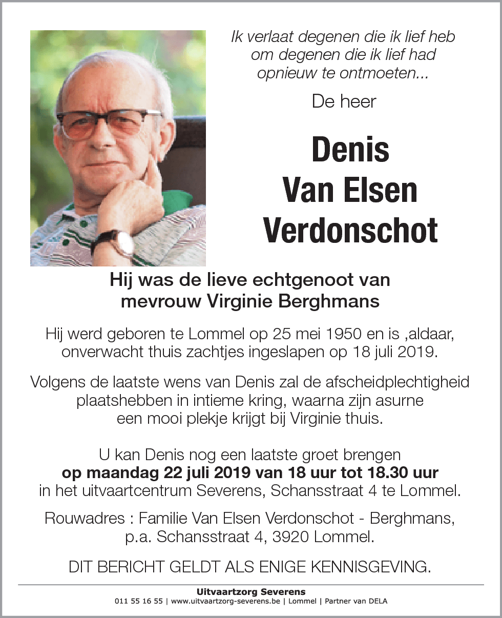 Denis Van Elsen Verdonschot