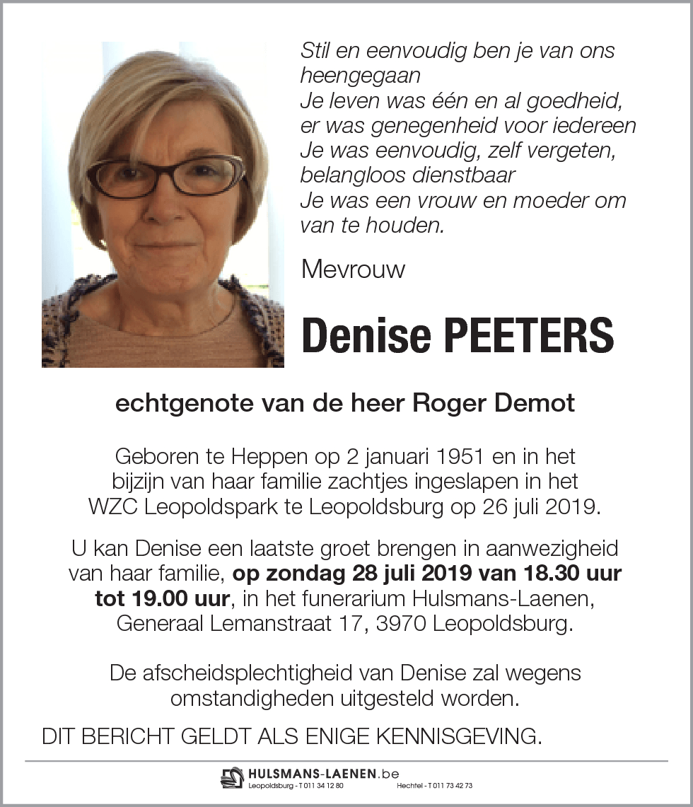 Denise Peeters