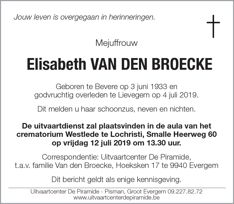 Elisabeth Van den Broecke