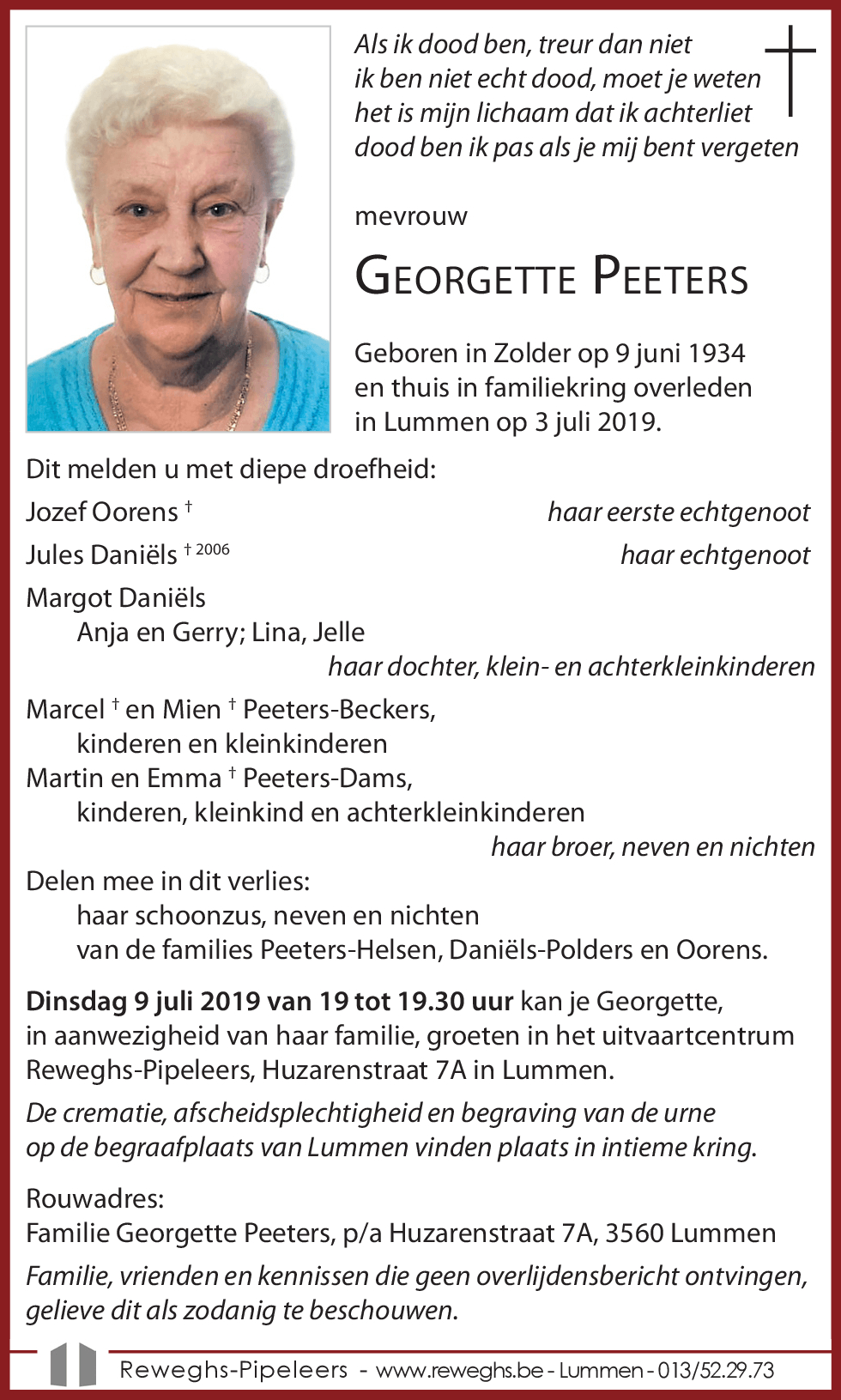 Georgette Peeters