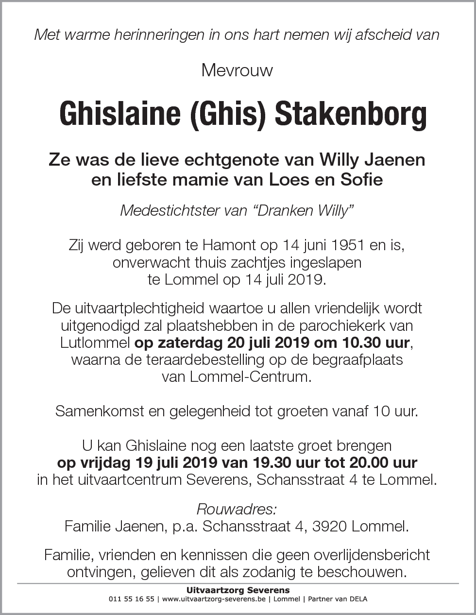 Ghislaine Stakenborg