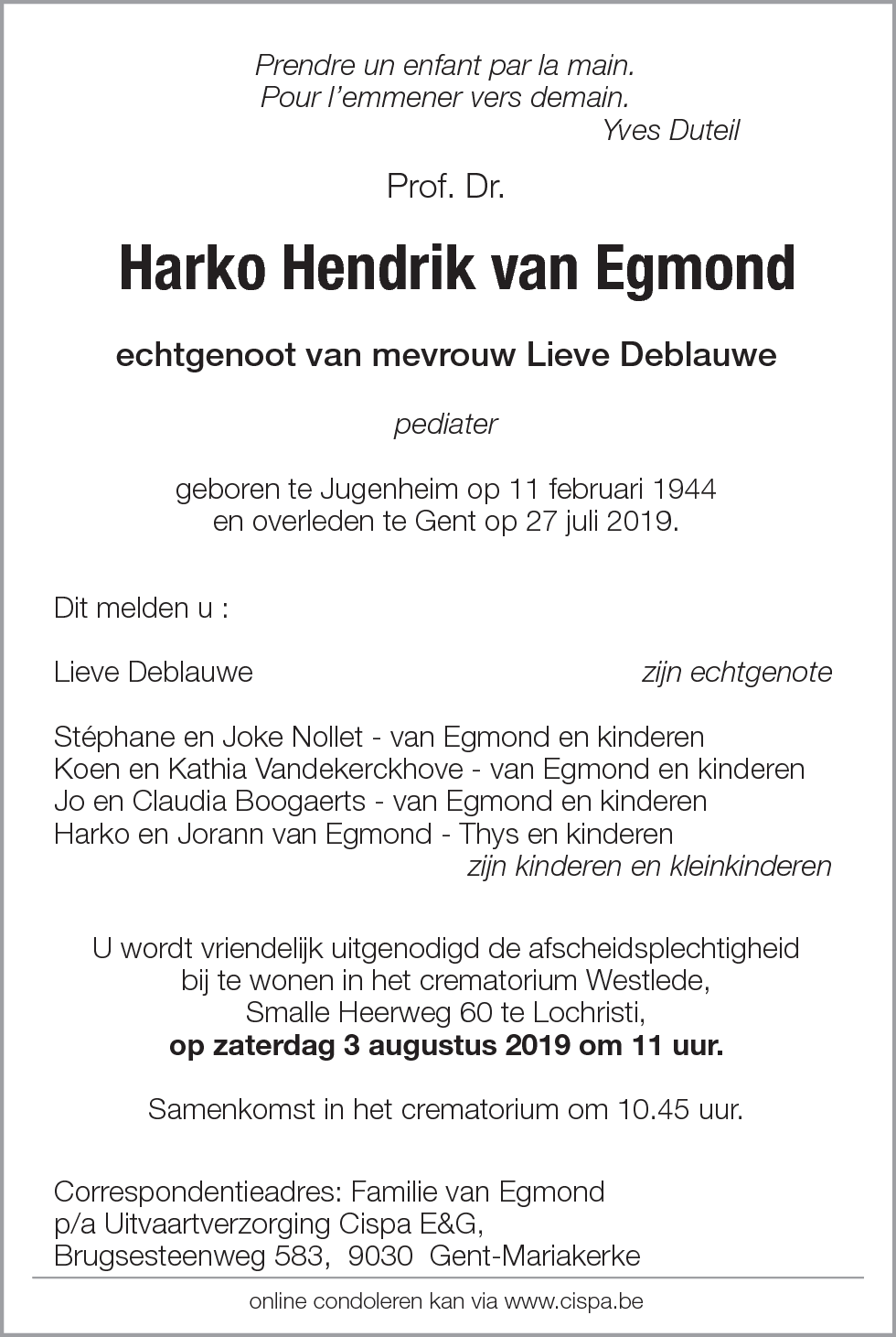 Harko Hendrik van Egmond