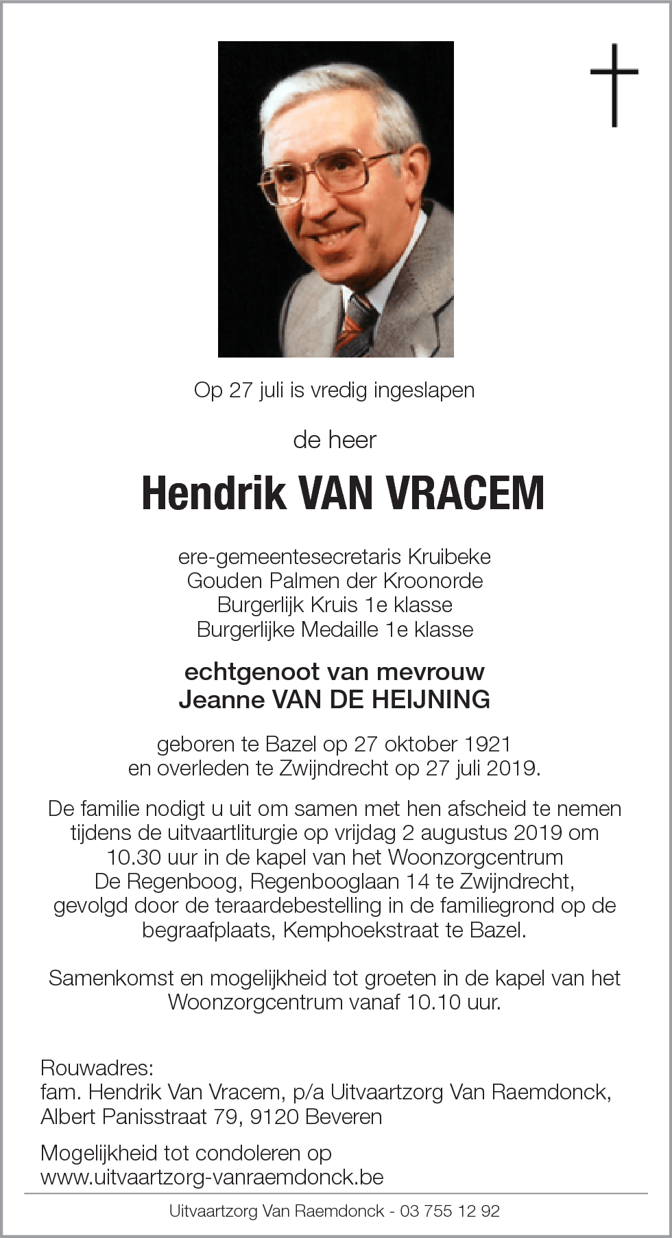 Hendrik Van Vracem