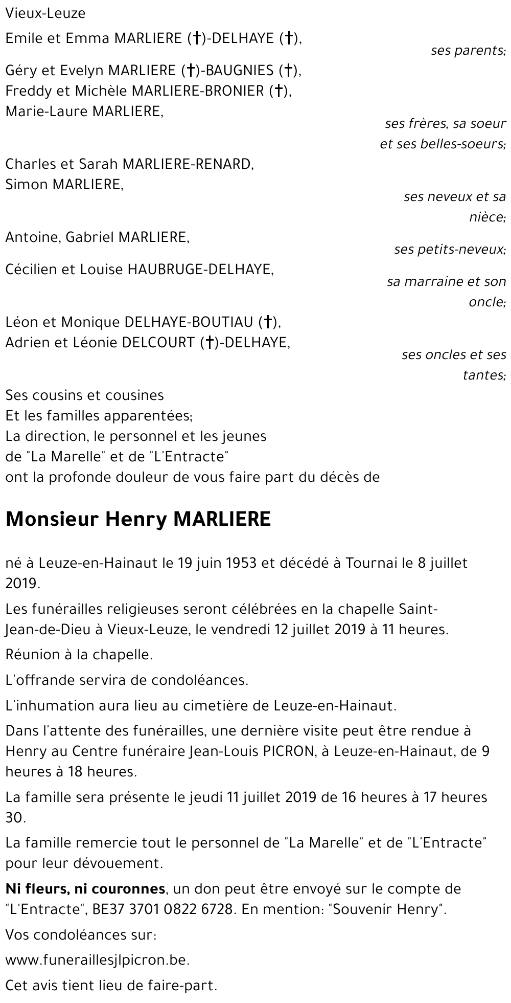Henry MARLIERE