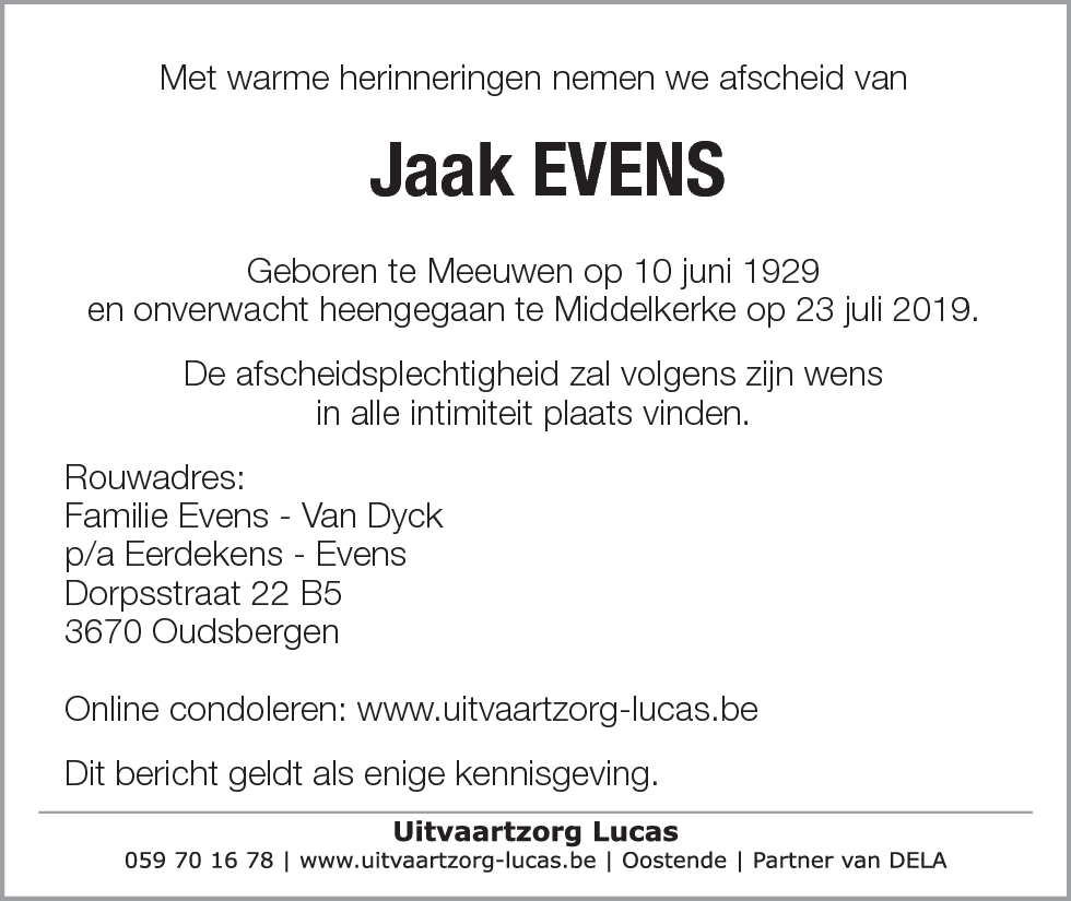 Jaak Evens