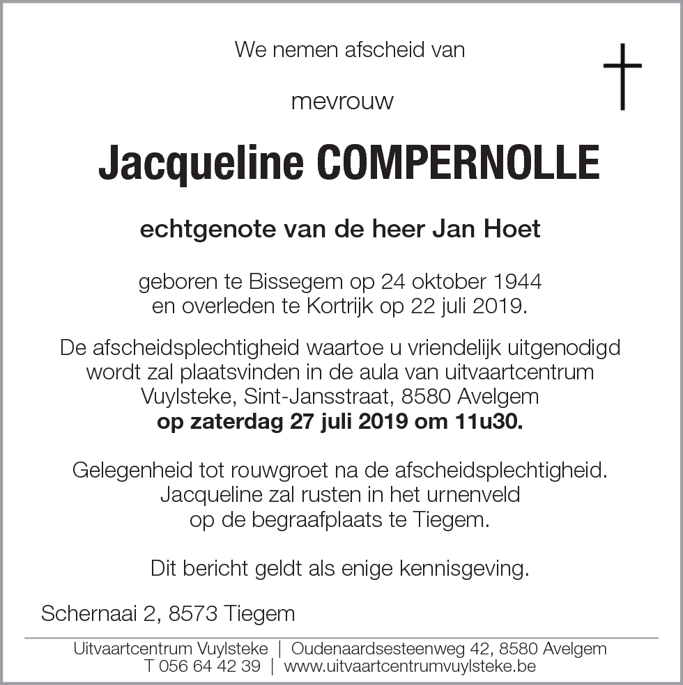 Jacqueline Compernolle