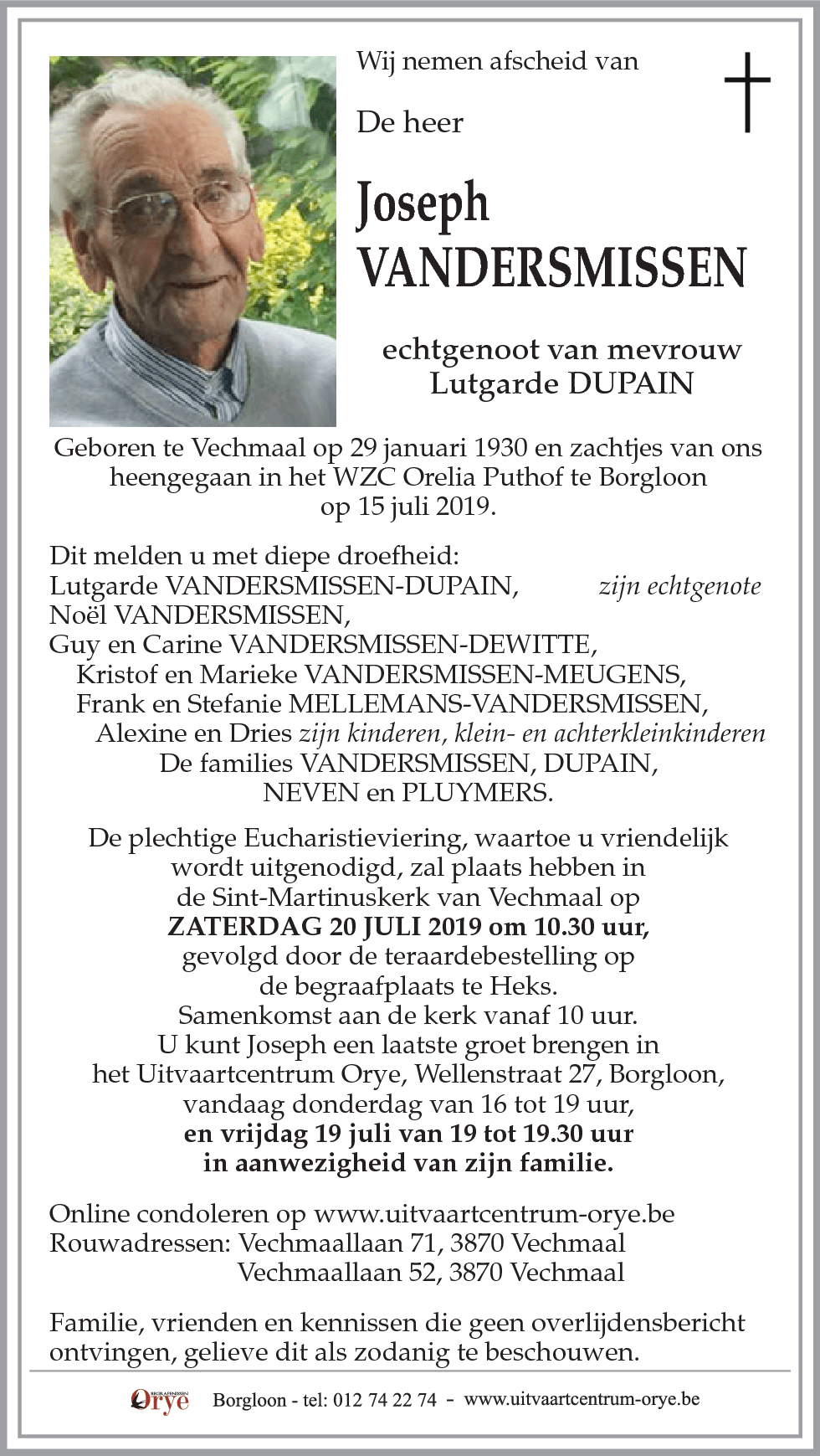 Joseph Vandersmissen