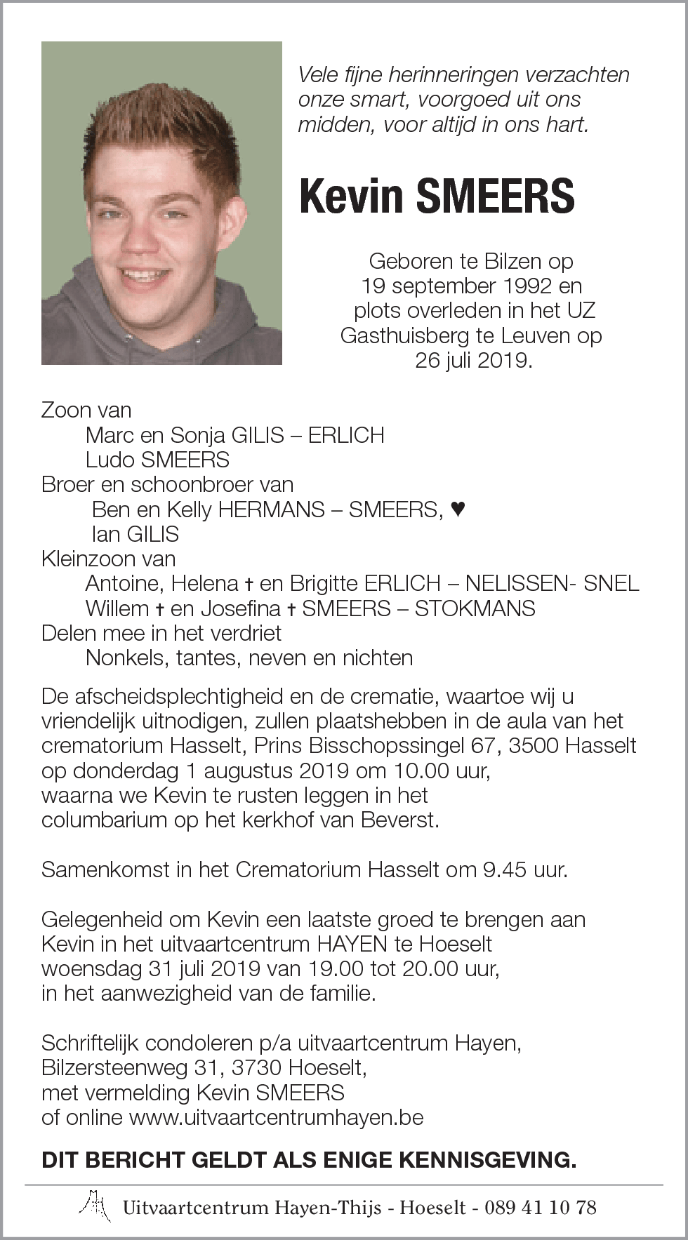 Kevin SMEERS