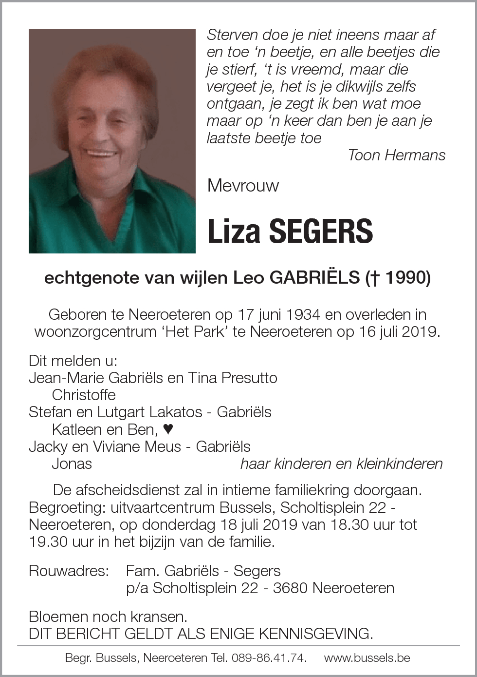 Liza SEGERS