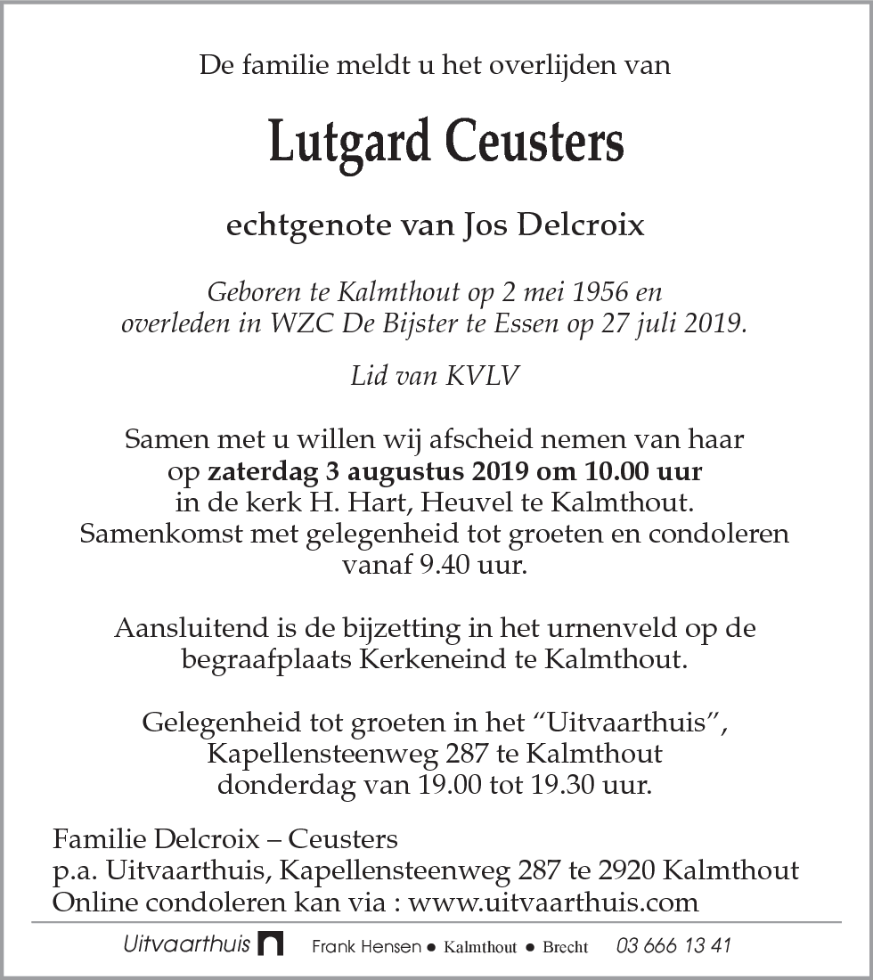 Lutgard Ceusters