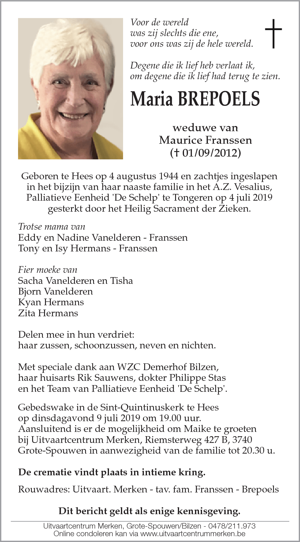 Maria Brepoels