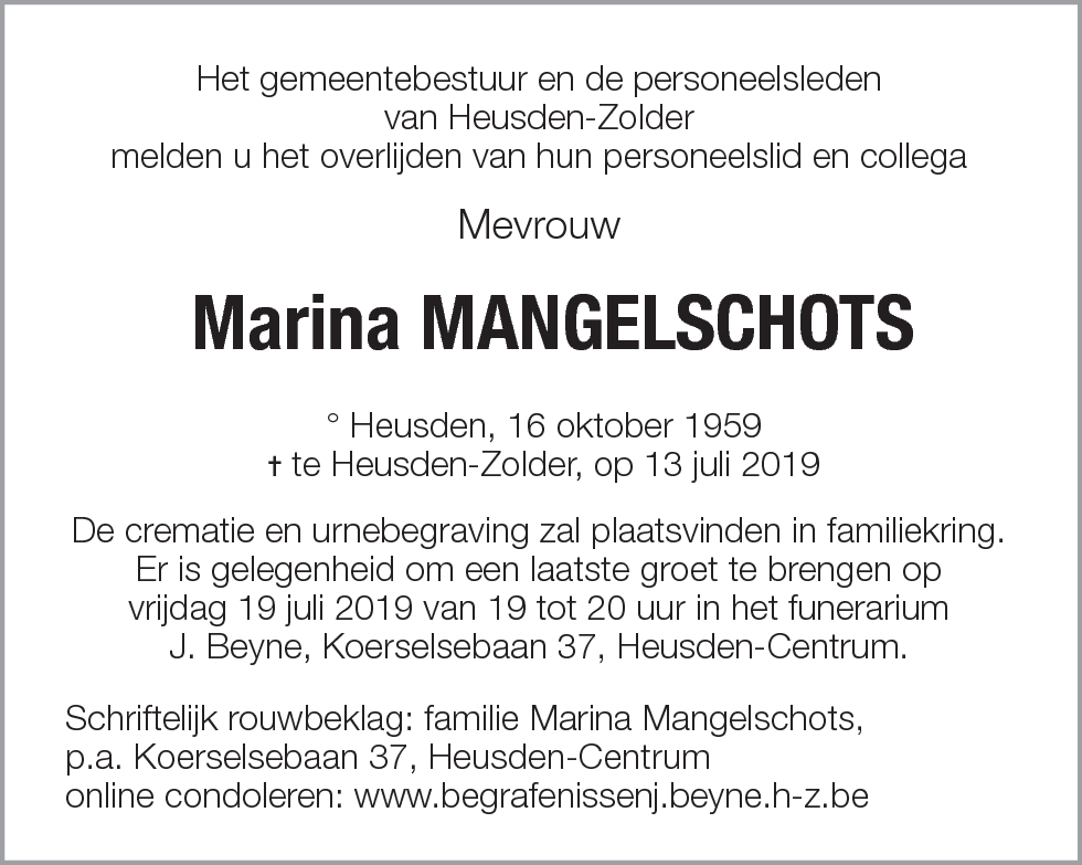 Marina Mangelschots