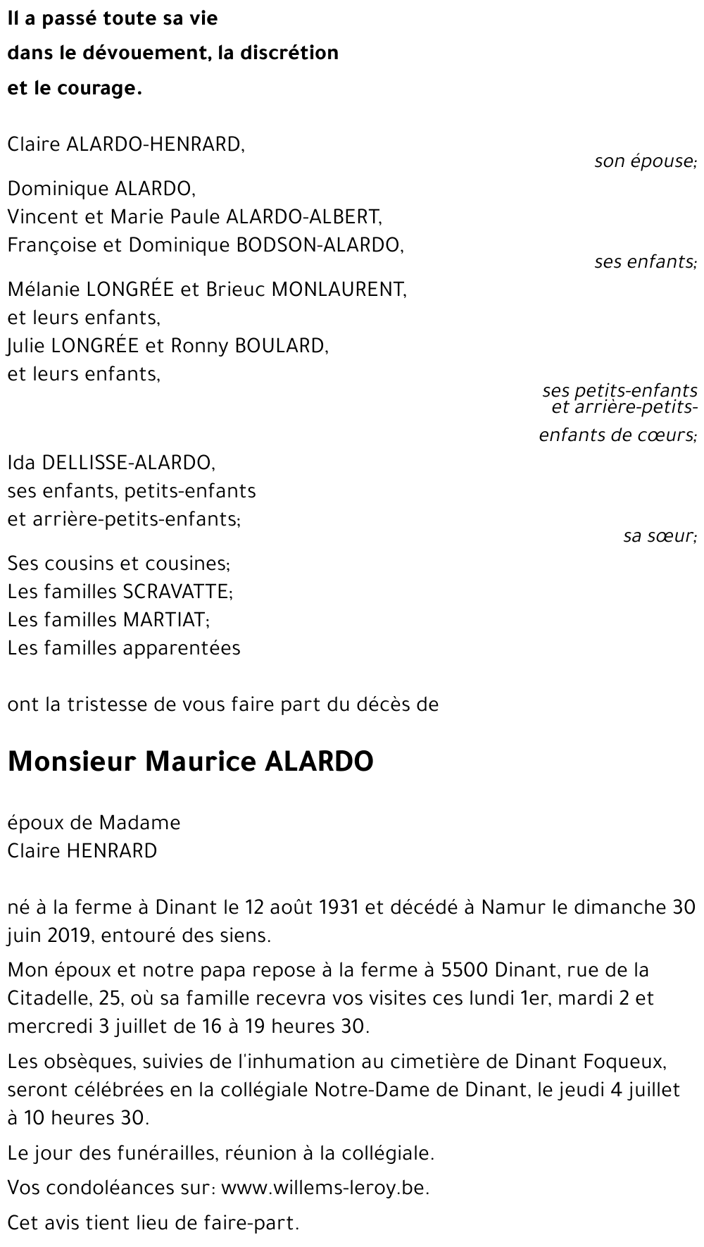 Maurice ALARDO