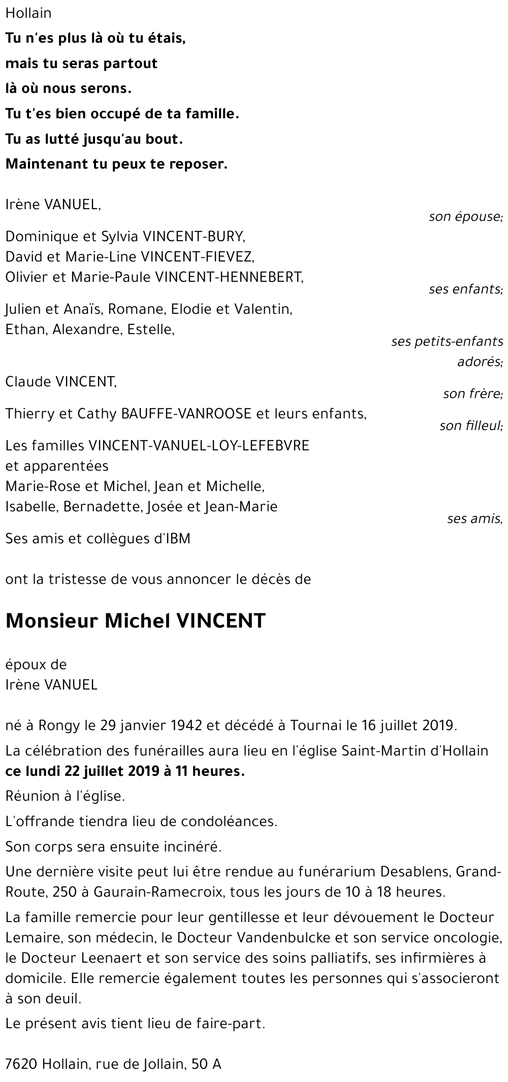 Michel VINCENT