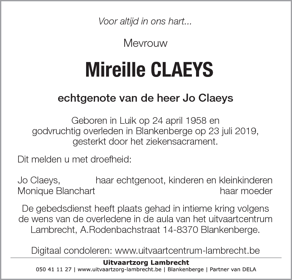 Mireille Claeys