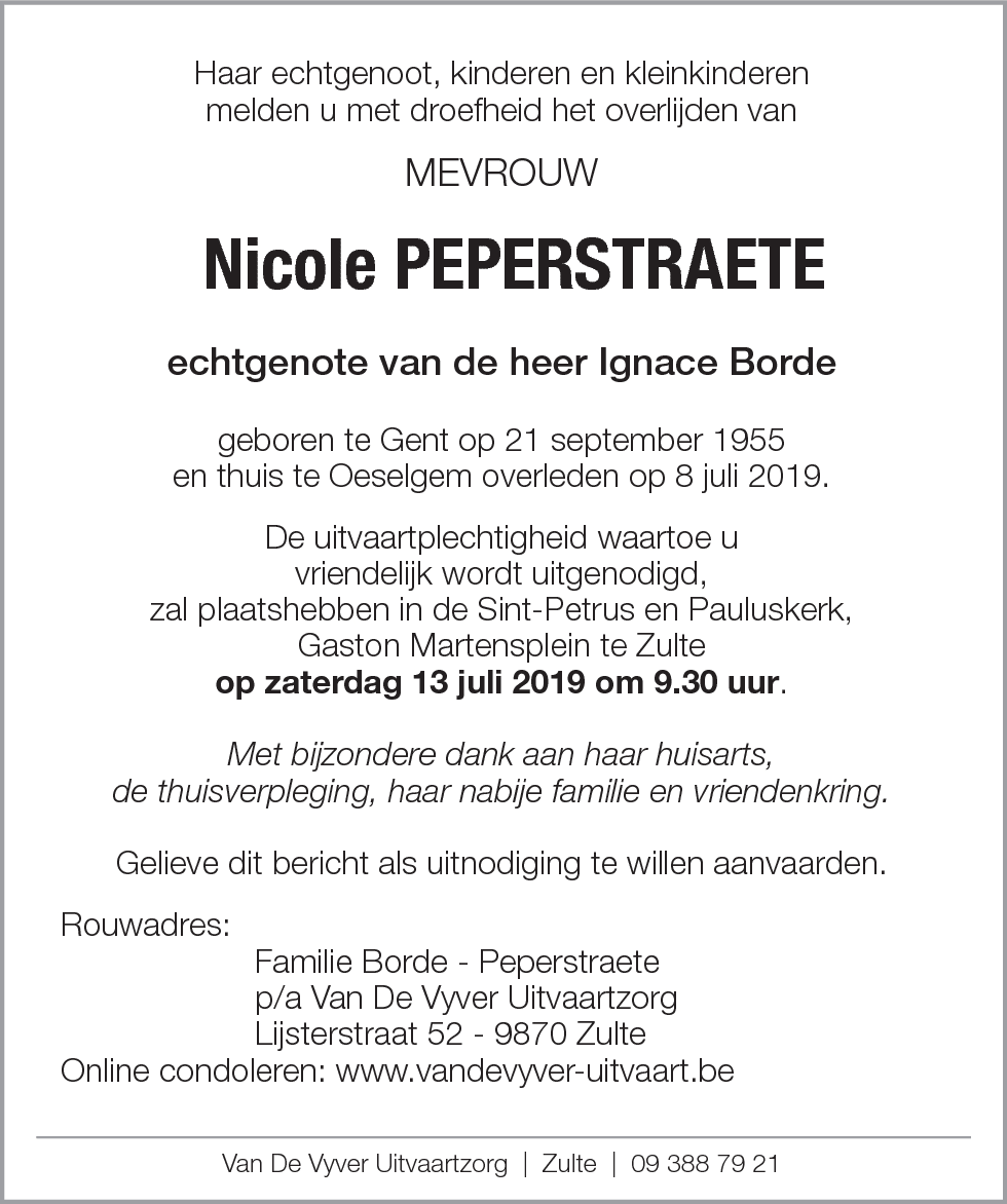Nicole Peperstraete