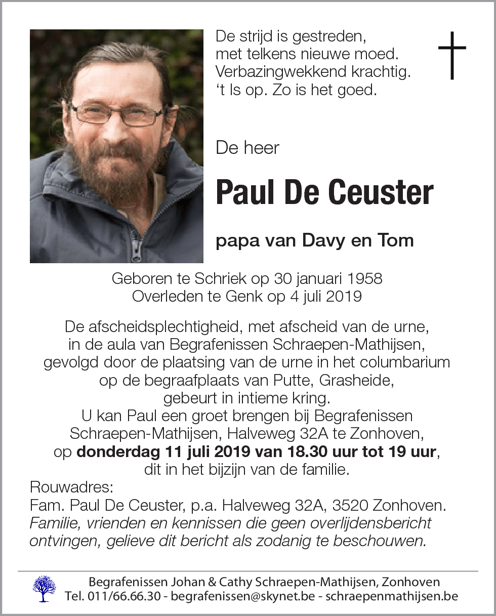 Paul De Ceuster