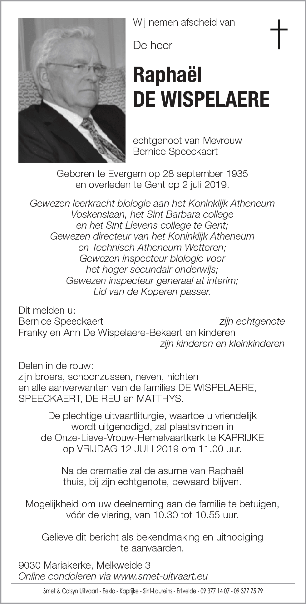 Raphaël De Wispelaere