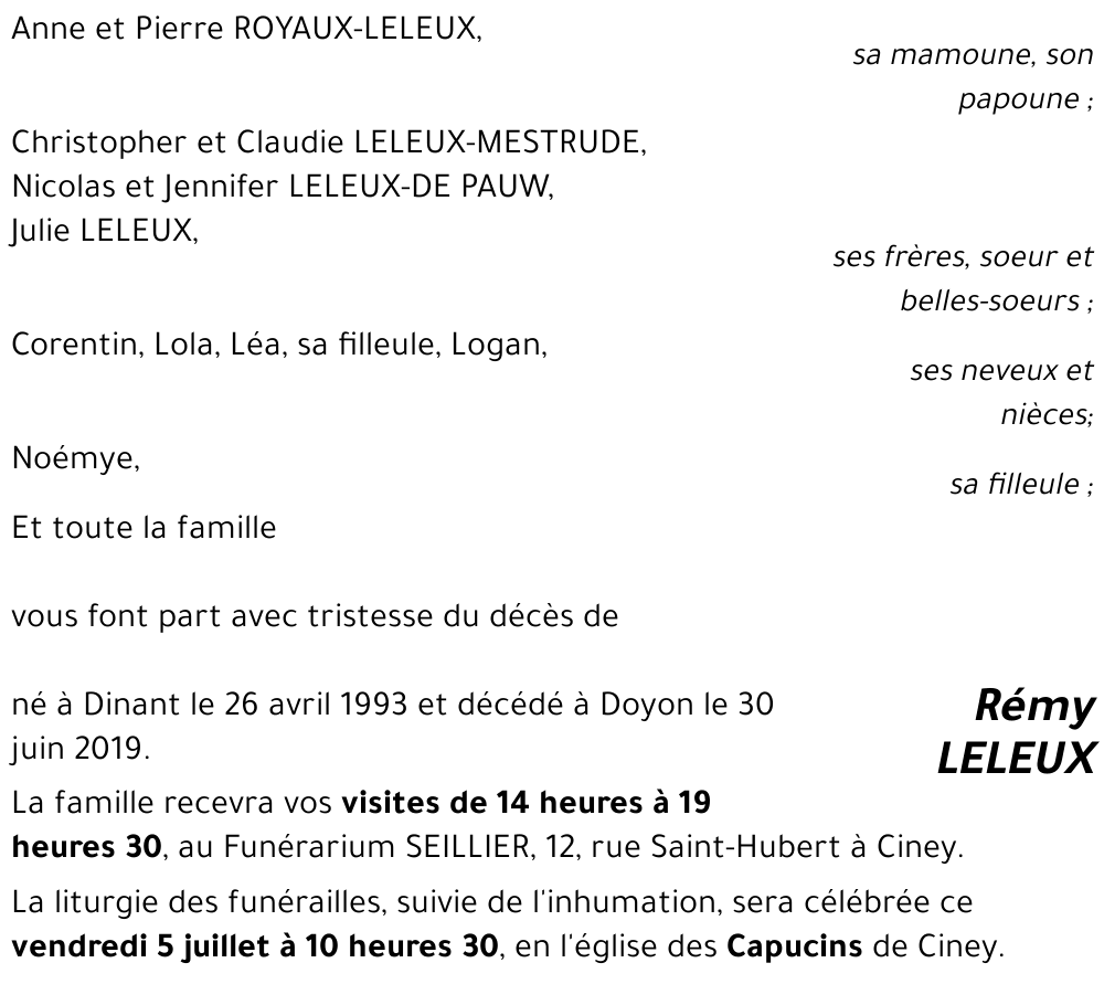 Rémy LELEUX