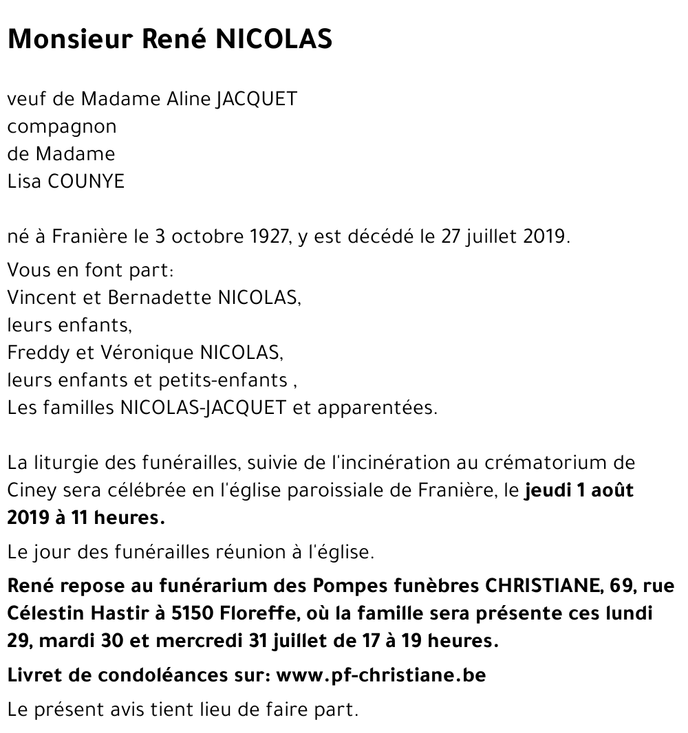 René NICOLAS