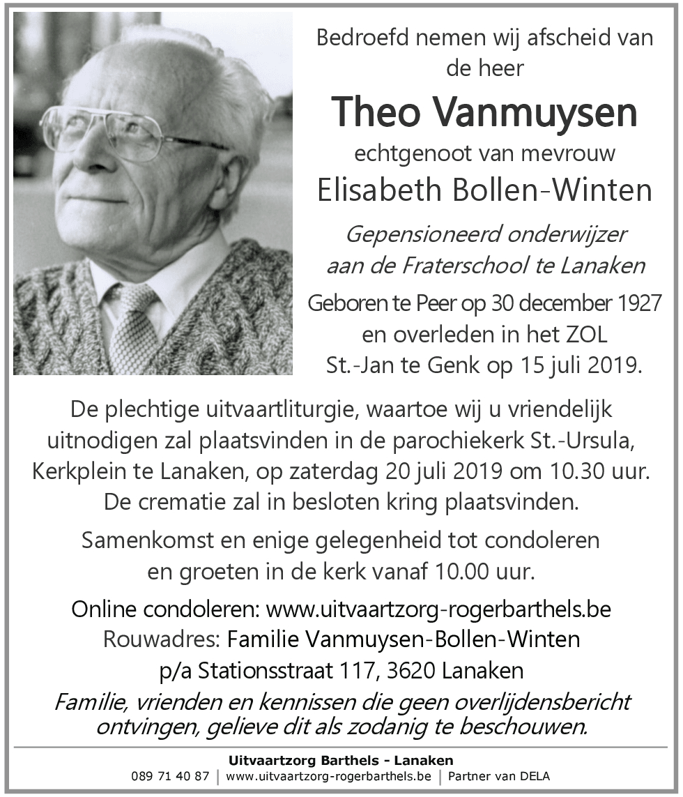 Theo Vanmuysen