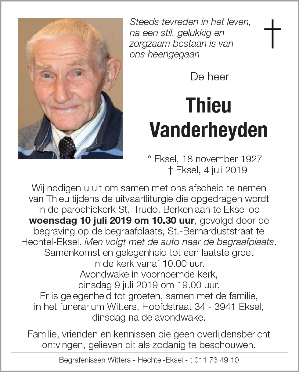 Thieu Vanderheyden