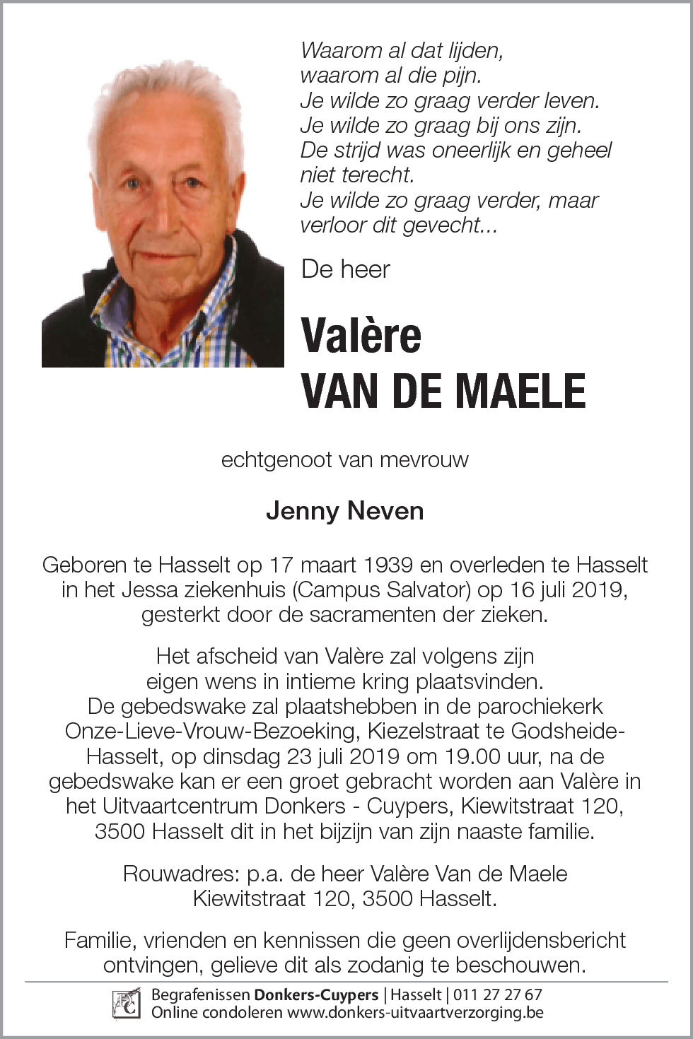 Valère Van de Maele