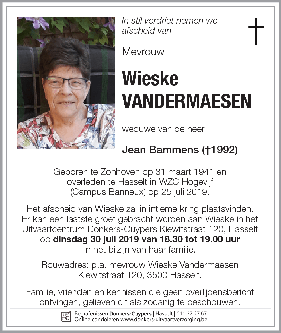 Wieske Vandermaesen