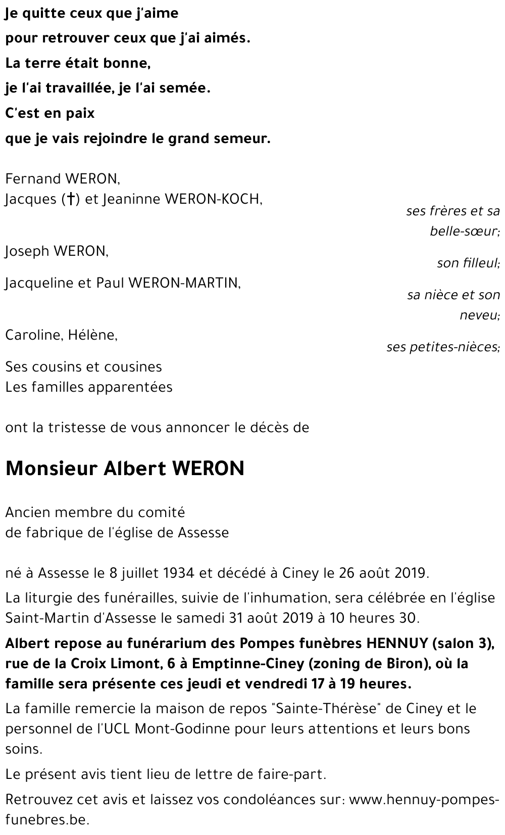 Albert WERON