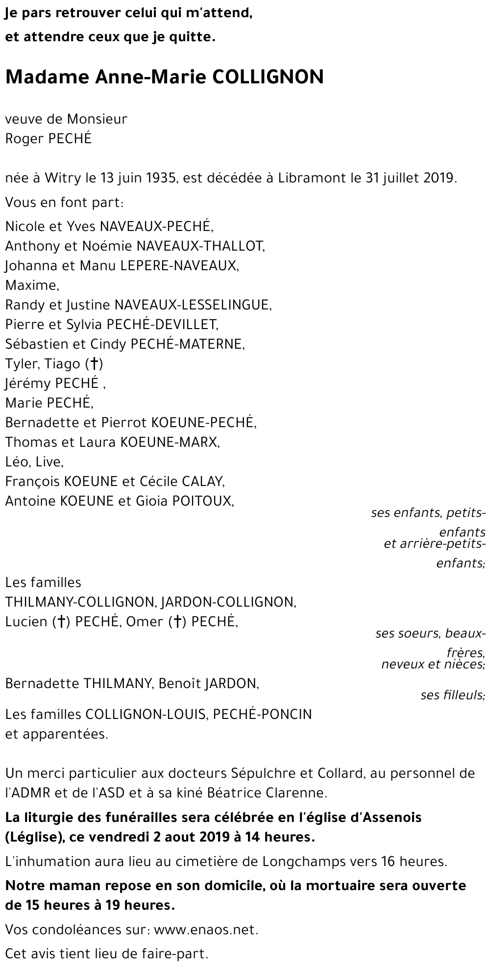 Anne-Marie COLLIGNON