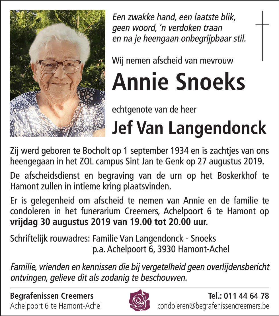 Annie Snoeks