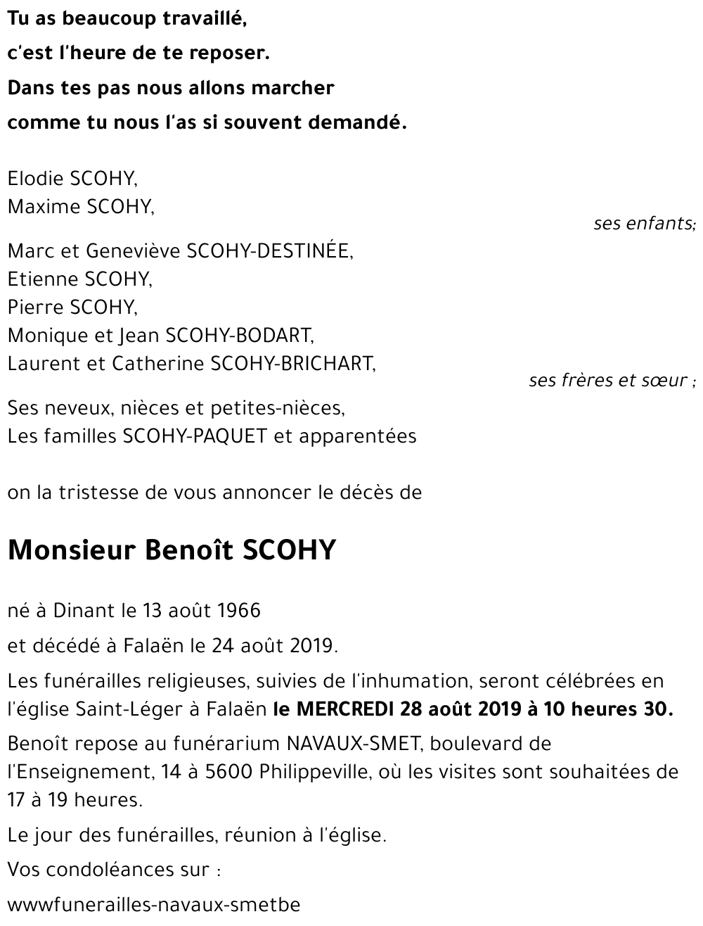 Benoît SCOHY