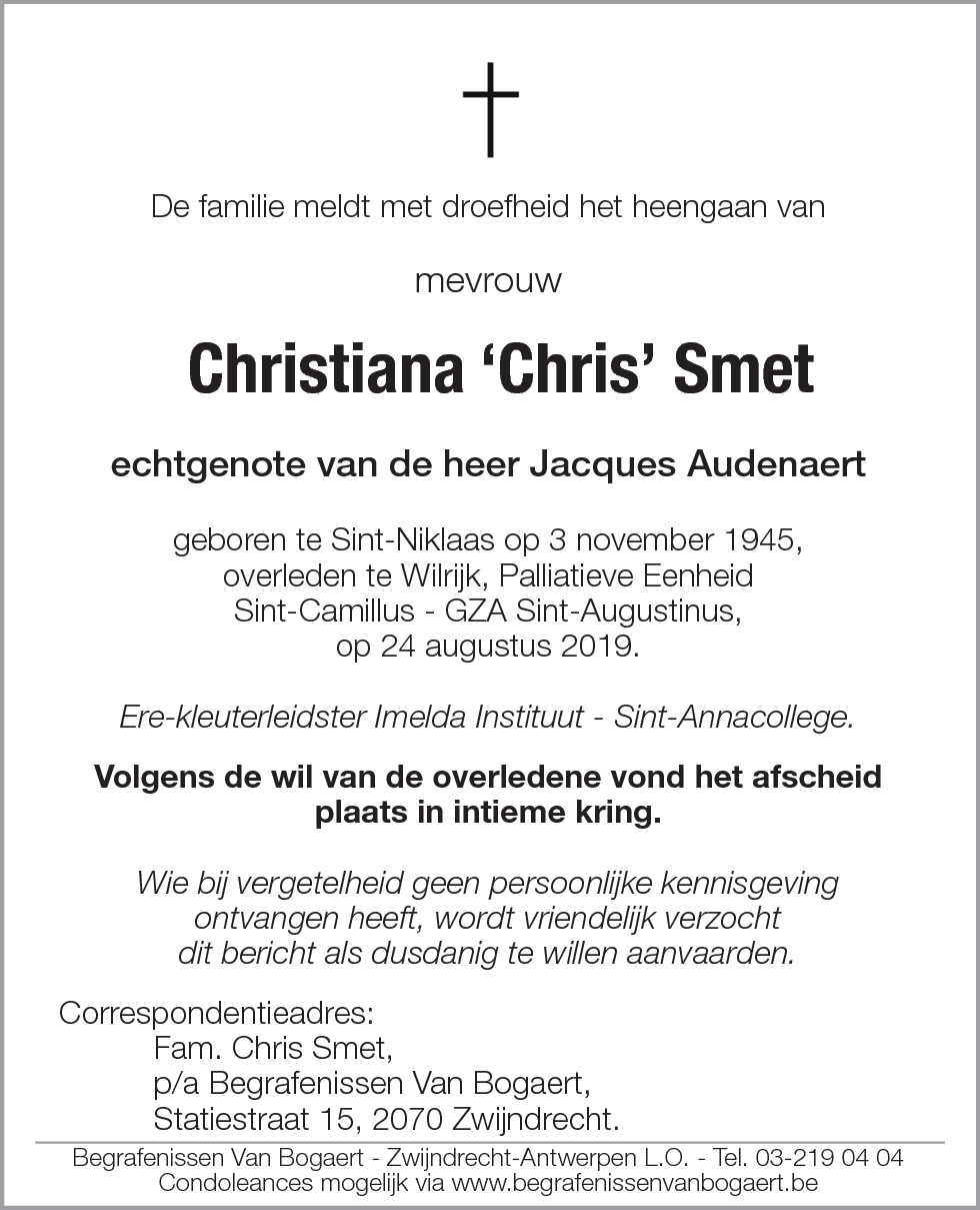 Christiana Smet