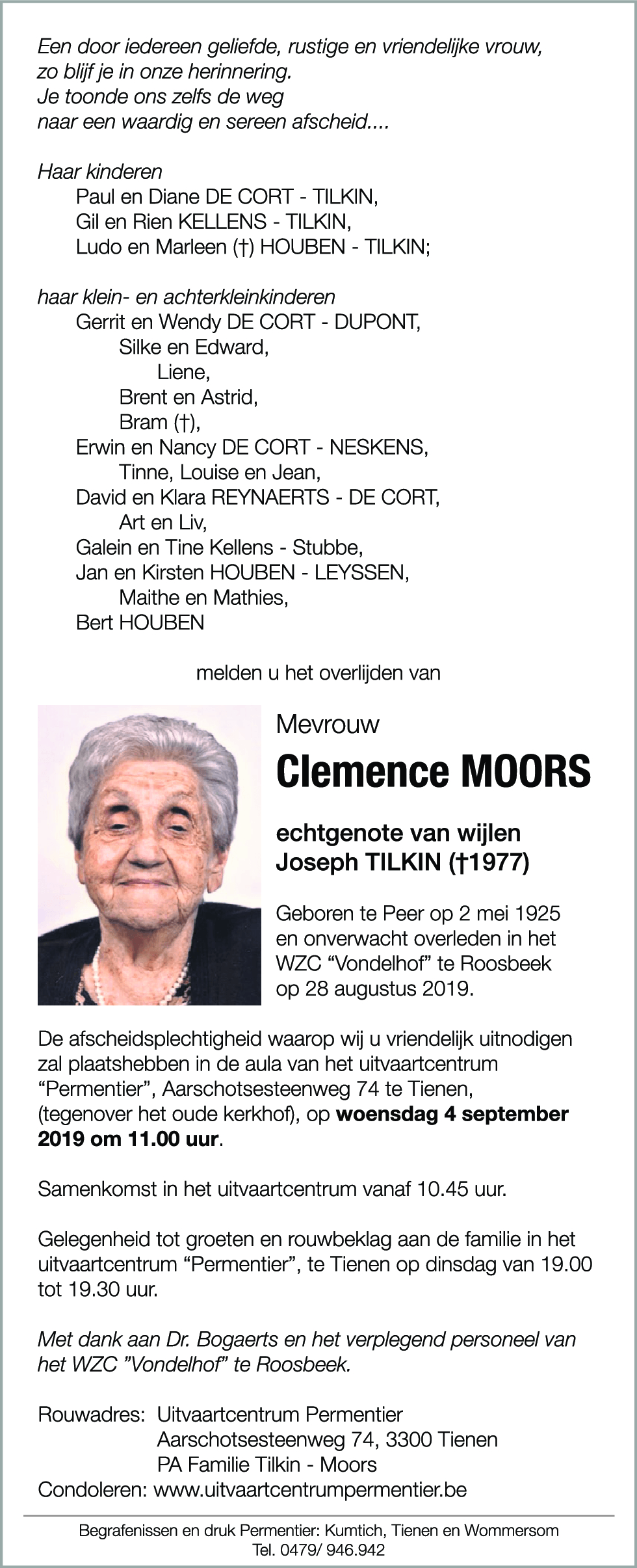 Clemence Moors