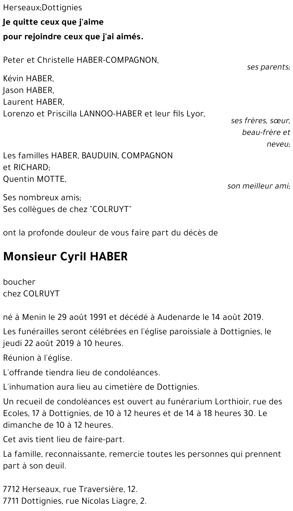 Cyril HABER