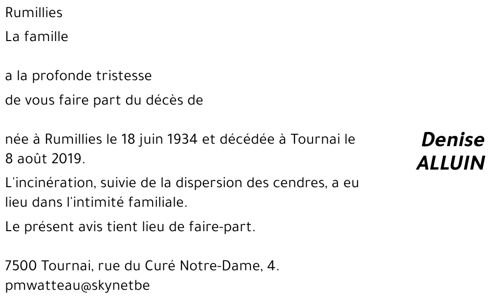 Denise ALLUIN