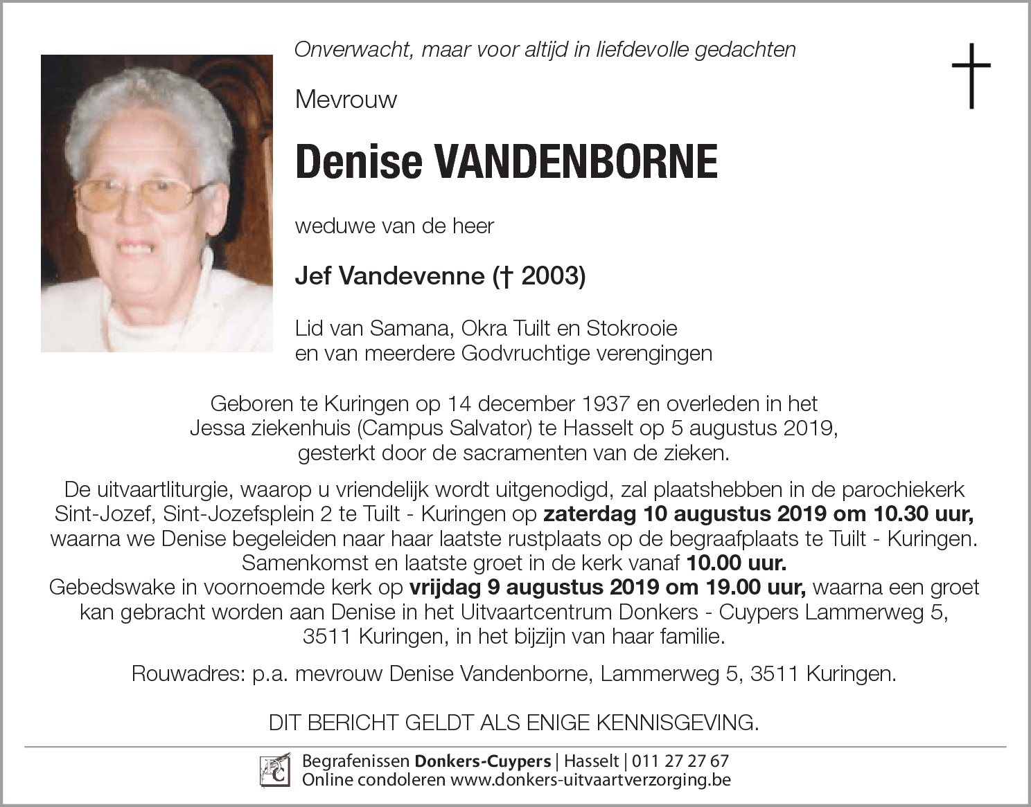 Denise Vandenborne