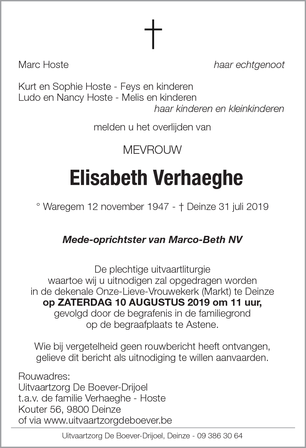 Elisabeth Verhaeghe