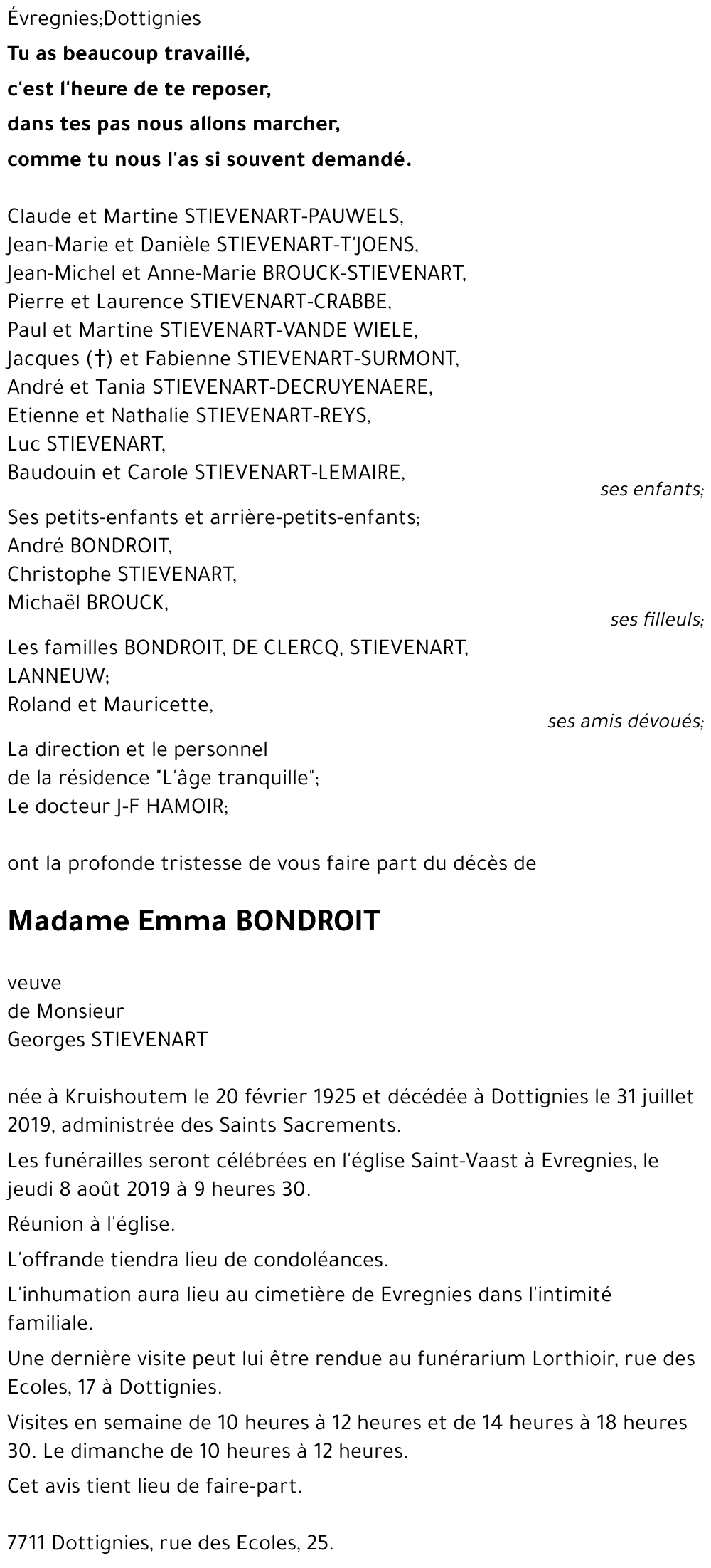 Emma BONDROIT