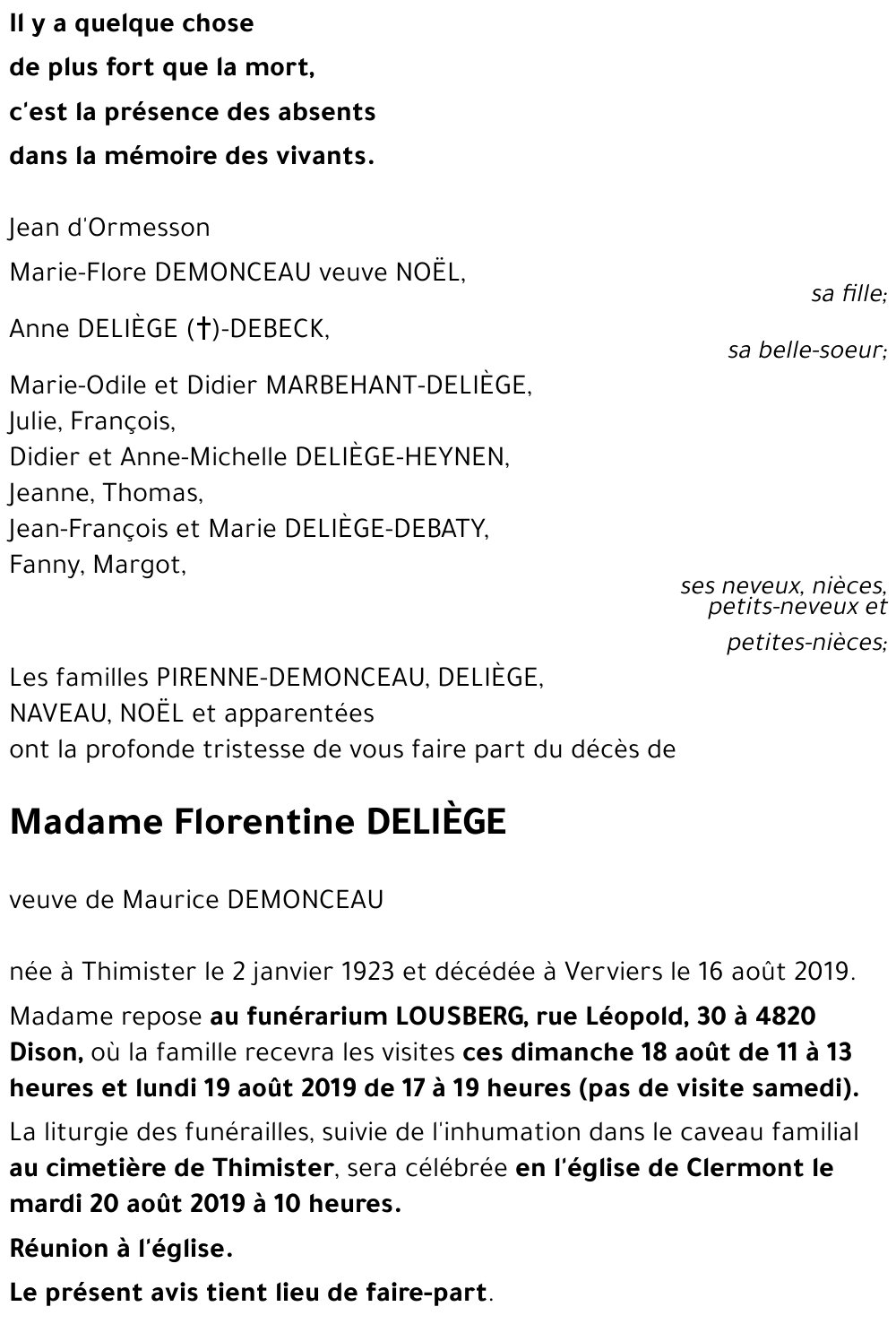 Florentine DELIÈGE