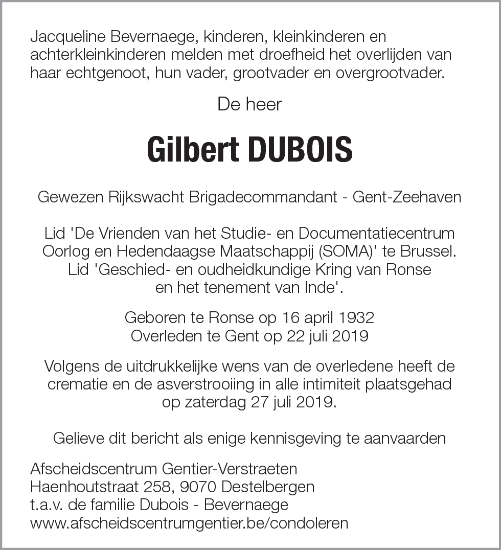 Gilbert Dubois