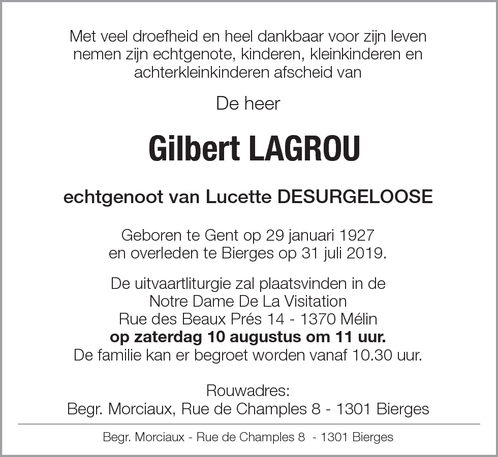 Gilbert Lagrou
