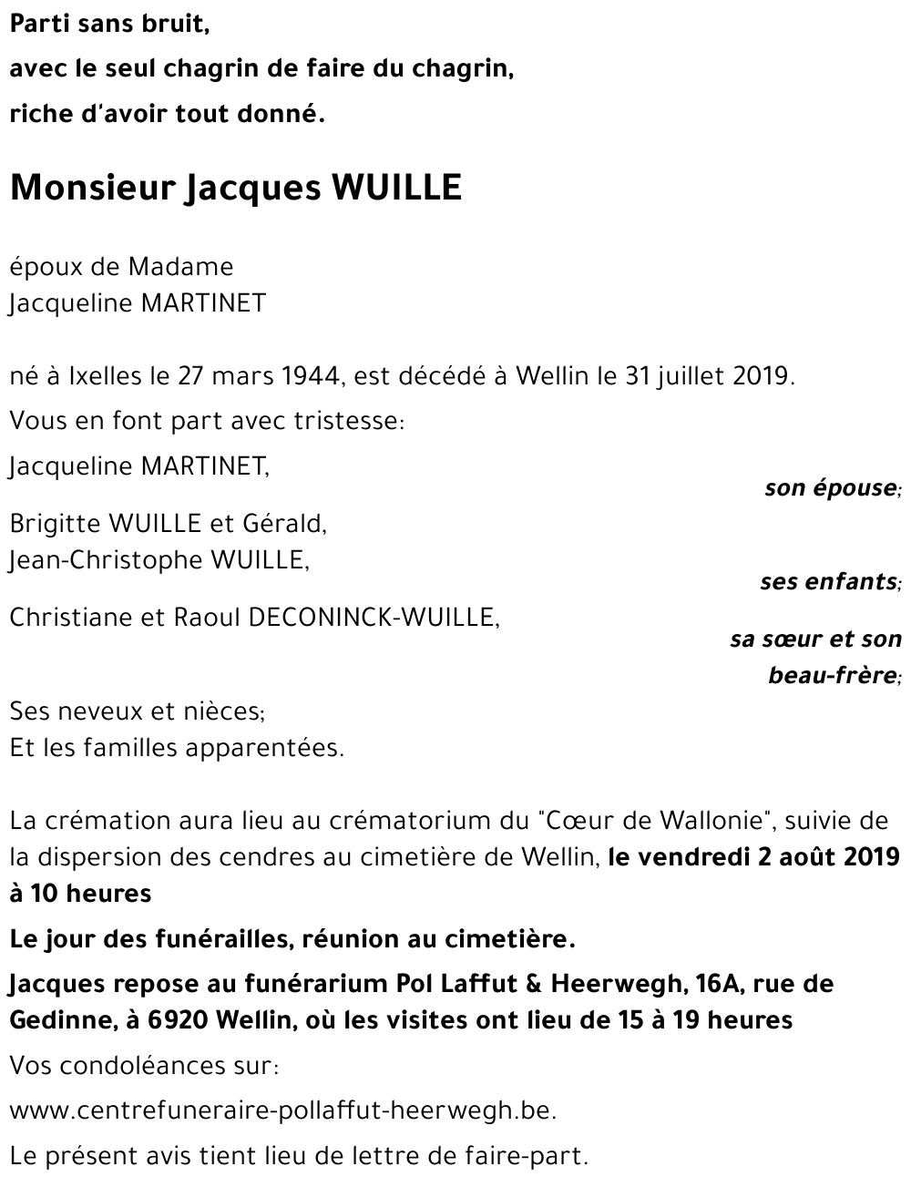 Jacques WUILLE