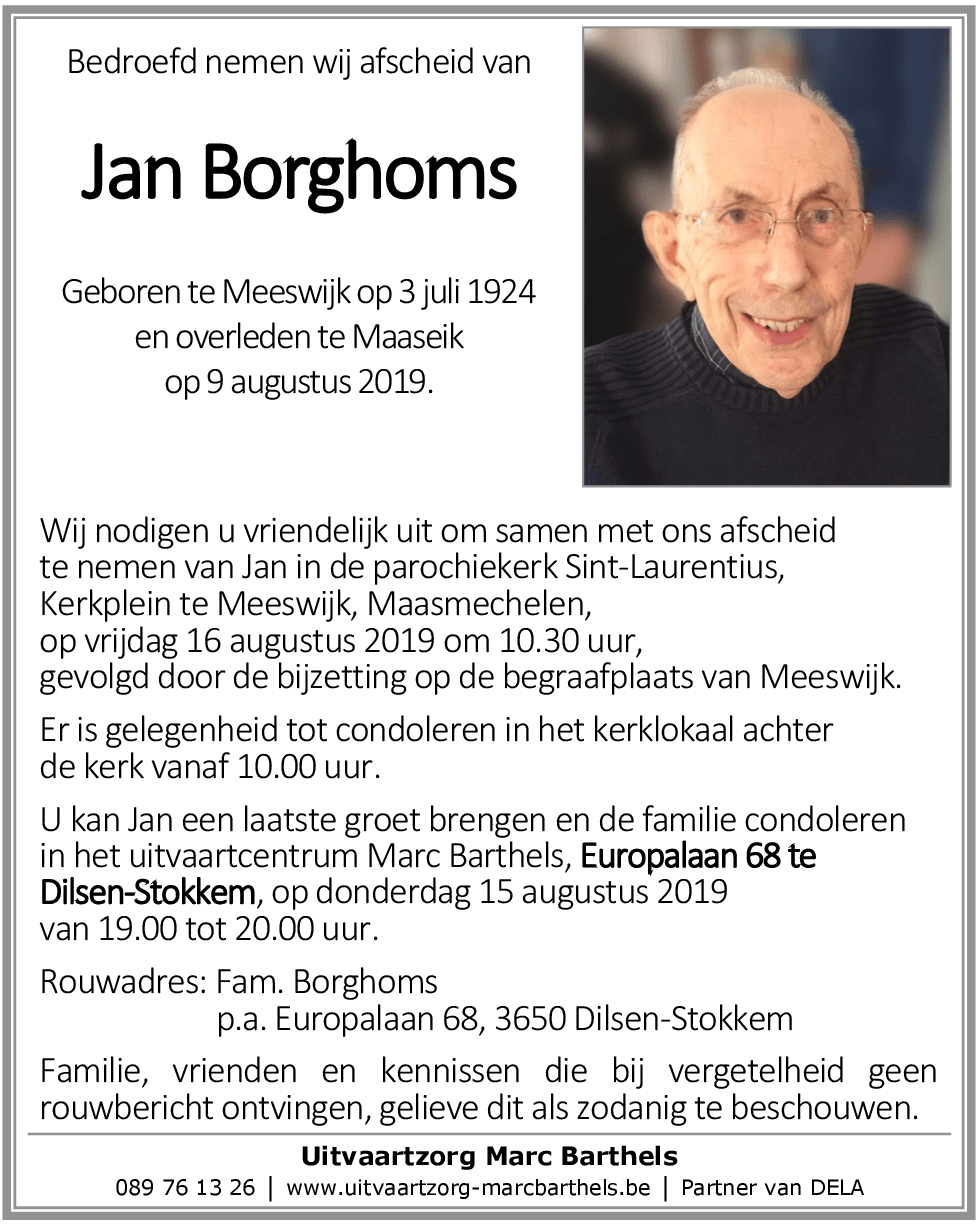Jan Borghoms