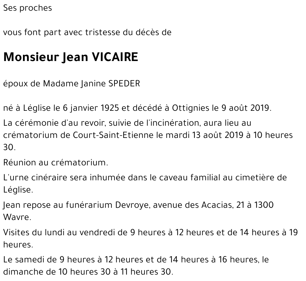 Jean Vicaire