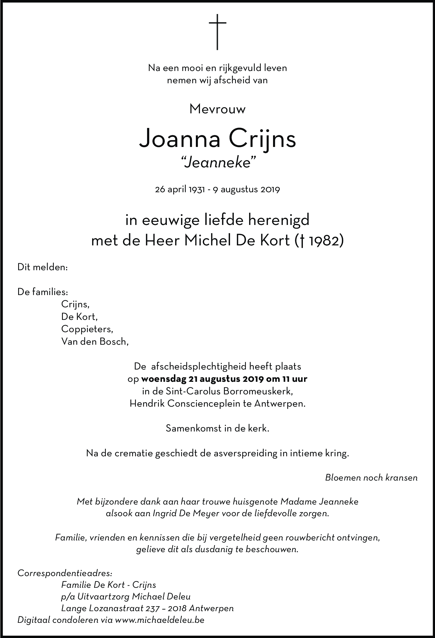 Joanna Crijns