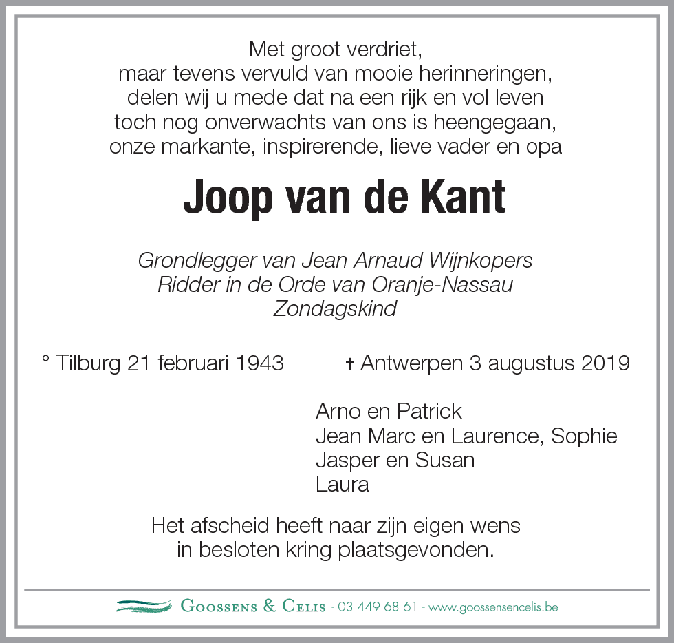 Joop van de Kant